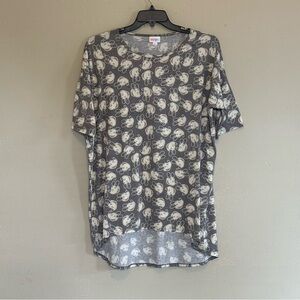 LuLaRoe Disney Mickey Mouse Classic Irma Tunic Top T-Shirt Women's Size L